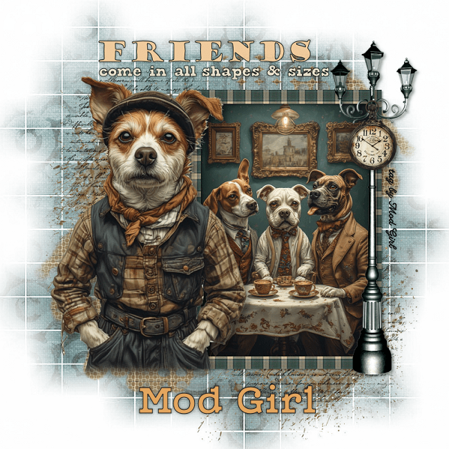 Paw Club tag by Mod Girl