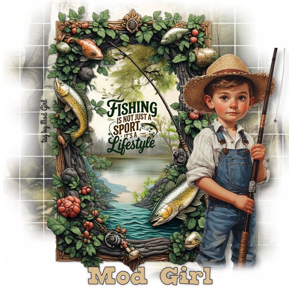 Country Boy tag by Mod Girl
