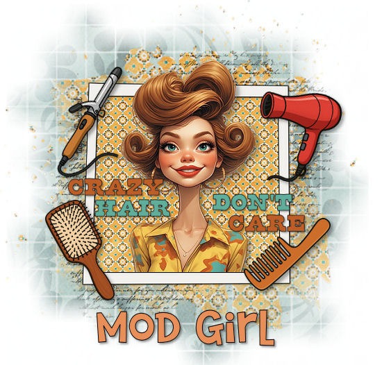 Crazy Hair tag by Mod Girl