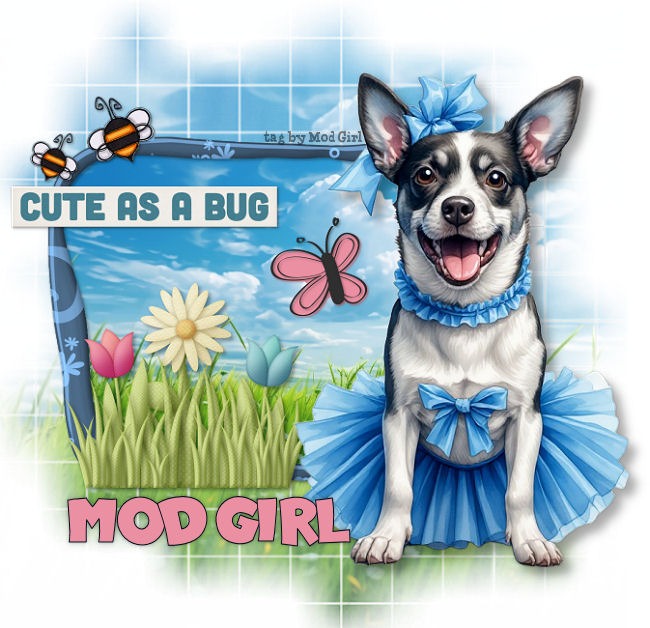 Cute As A Bug tag by Mod Girl