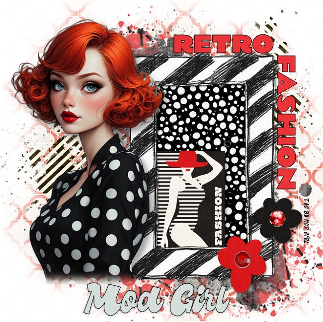 Dotty tag by Mod Girl