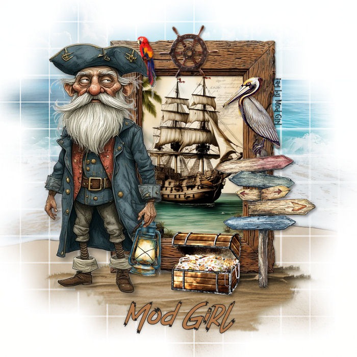 Pirate Captain tag by Mod Girl
