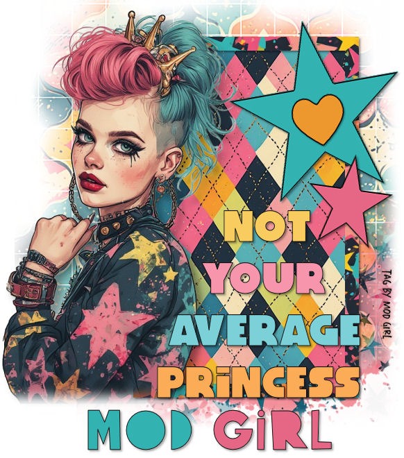 Punk Princess tag by Mod Girl