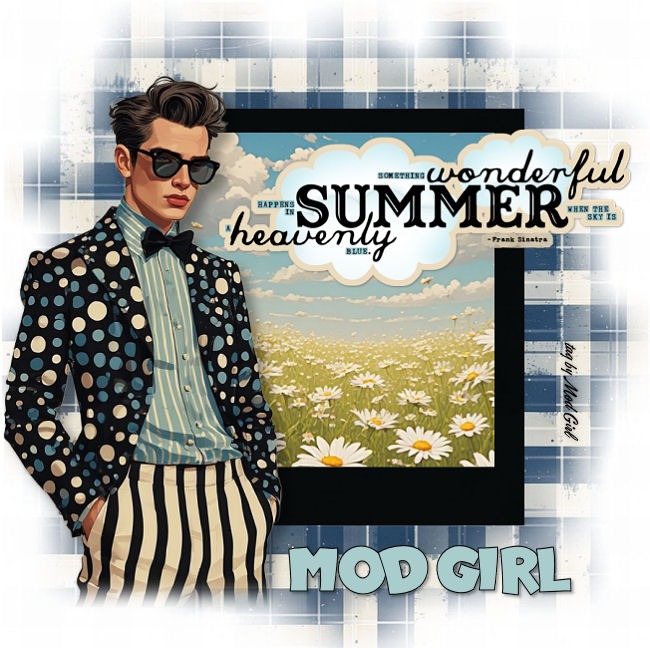 Summer Dude tag by Mod Girl